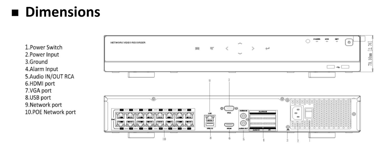 HOMAXI NVR604E-32