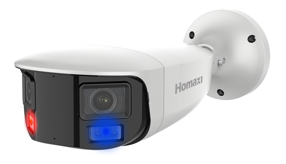 HOMAXI IPC8MSB2R8-12-TPMSC 8MP Dual-Lens Active Deterrence Network Camera