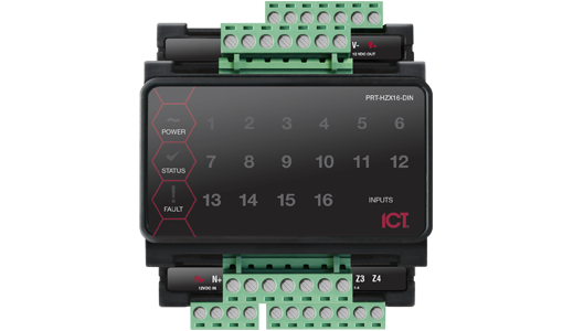 ICT Protege PRT-HZX16-DIN Rail 16 Input Expander